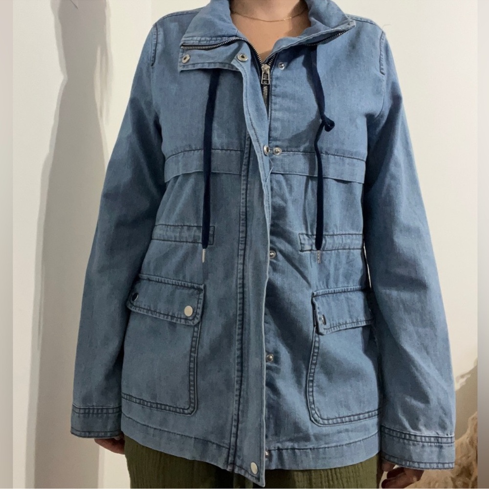 Chambray Utility Jacket Lightweight - image 3